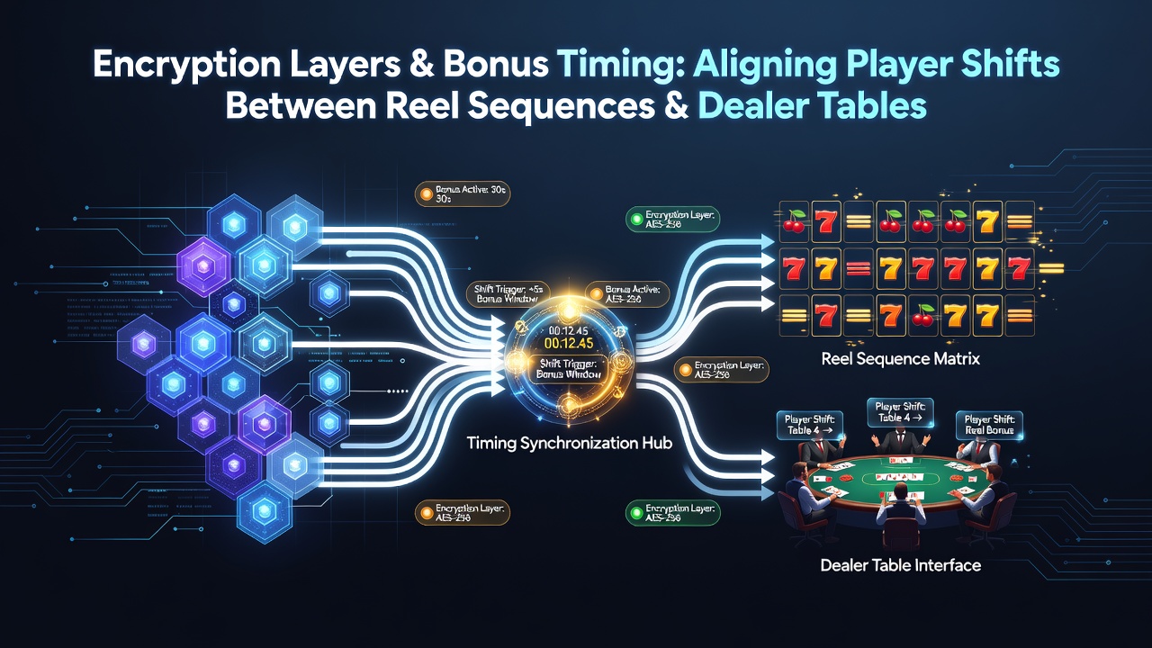 Visualisierung von Spielerpfaden mit Verschlüsselung und Bonuszeitpunkten über Slots, Dealer und Sportmärkte
