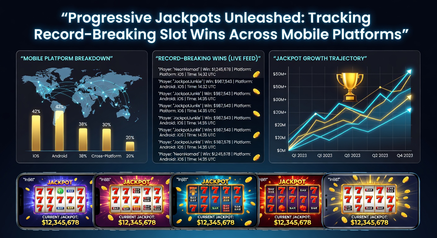 Smartphone-Bildschirm mit explodierendem Jackpot-Symbol und Münzenregen, der einen Rekordgewinn darstellt