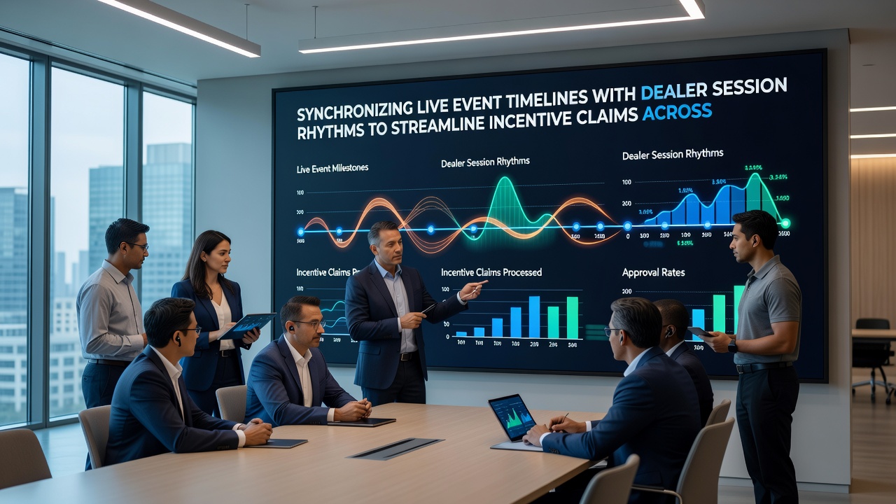 Visualisierung der Verknüpfung von Dealer-Sessions mit Live-Prognosemärkten für optimierte Anreizprozesse
